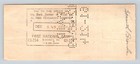 Vintage 1949 Cancelled Check The First National Bank  Scottsboro   Alabama