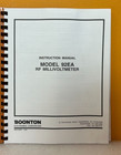 Boonton Electronics 98201600c Model 92ea Rf Millivoltmeter Instruction Manual 