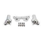 3 5  Straight Handlebar Riser   Top Clamp Chrome For Harley Dyna Tour Road Glide