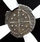 England  Henry Viii  1509-1526  Silver Halfpenny  S-2334  Ngc Vf Details