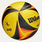 Wilson Optx Avp Official Gb Beach Volleyball - Black yellow