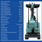 2025 Free Shipping 1 Ton Mini Excavator Kubota Engine Double Cylinder Usa   Rake
