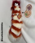 Halloween Faux Fur Tiger  Tail Costume Accessory Adult One Size Orange