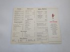  rare  Vintage 1966 Holiday Inn Restaurant Hotel Food Menu The Nations Innkeeper