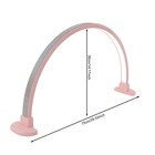 Pink Arch Nail Desk Lamp 48w Led Manicure Light Dimmable W  Phone Holder Salon