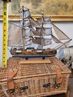 Model Tall Ship Hurricane 17  Sailing Boat Decor Complete Assembled Wood Boat
