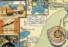 Early Pictorial Map Of Arrowhead Minnesota Wall Art Poster Print Artwork Decor