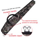 Kylebooker Scoped Rifle Cases Tactical Shotgun Gun Bag With Shoulder Strap
