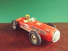 Pn Niedermeier Large Tin Friction Taifun Race Car Tinplate Racer W  Or  Box