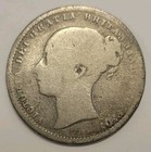 1875 Queen Victoria 0 925 Silver Uk 1 One Shilling Coin