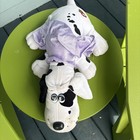 Five Pound Puppies Vintage Plush 1 Sm  4 Large Tonka 1980s Lot Various Condition