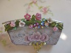 Soldered Broken China Jeweled Brooch -  2