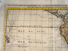 South America 1719 Henri Chatelain Large Antique Engraved Map 18th Century