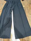 Nwt Yozy Women   s 2xl 2-piece Long Sleeve Jumpsuit   Wideleg Pants Set - Black
