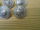 Obsolete Police Buttons  British Transport Police 6 X 25mm Ideal For Fancy Dress