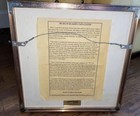 Framed Polynesian Oceanic Tapa Bark Cloth 14  X 14  Free Shipping