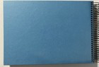 New Semikolon   Spiral Black Paper Photo Album Bright Marine Blue 9 X 6