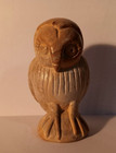 Beautiful Vintage Inuit Owl Soapstone Sculpture Eskimo Canadian Art Carving