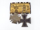 Original Wwi Imperial German Parade Mount Iron Cross   Hindenburg Cross