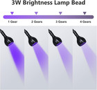 Uv Nail Lamp - Uv Light For Gel Nails  Flash Cure Lamp  Led Gooseneck Flash Cure