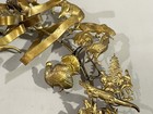 Vintage Brass Dresden Wreath - 11  - 27 Figures