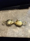 Vintage Mimi Di N 1974 Mouse Belt Buckle Gold Tone  Adorable