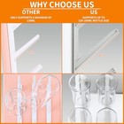  Larger Vertical Baby Bottle Drying Rack - Bpa Free - Space Saving Feeding Gray