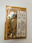 Pair  2  Vintage Bright Brass Window Sash Lock T-2280 Amerock 1-7 8  Spacing Usa