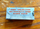 Hudson Automobile Dealer Lighter Oldest In San Francisco Harry Krieger   Sons