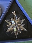 Swarovski 2017 Christmas Ornament Large Clear Crystal Annual Edition
