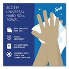 Scott   Hard Roll Towels  1 5 Core  8 X 1000ft  White  12 Rolls carton