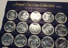 Franklin Mint Antique Car Coin Collection -series 1  2 Complete Set
