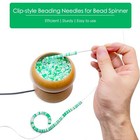 4 Pcs Beading Needles 6 7 Inches Clipstyle Beading Needles For Bead Spinner 0 7m