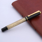 Baoer 507 Eight Horses Metal Fountain Pen  Medium Nib  Antique Bronze