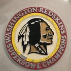 Vtg Rare Washington Redskins Super Bowl Champions Collector Plaque Cast Man Cave