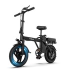 Ladped Electric Bike For Adults  500w Motor  20 Mph Max Speed 14  Folding Ebike