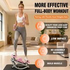 Rock Stepper For Exercise At Home  Lateral Rocking Stepper With Digital Count   