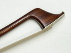Old Antique 4 4 Cello Bow  Silver Mounted  Pernambuco  Stamped Germany
