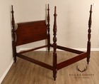 Lexington Furniture Carved Mahogany King Four Poster Bed