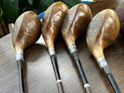 Vintage 1930   s  Rare Lot  Of  7 Pedersen Woods  Original Grips  Persimmon Heads