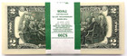 Bep Uncirculated Two Dollar Bills 100 Notes Series 2021  2 Sequential B00884444a