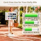 Portable Smart Tv  32  Touch Screen Monitor On Wheels  38400mah Battery  Android