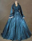 Victorian Civil War Taffeta Ball Gown 2pc Dress Reenactment Theater Costume 170