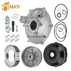 Rear Brake Drum Hub Plate Cover Shoes Bearing Seal Assy For Honda Trx500 2001-14