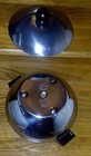 Vintage West Bend Penguin Chrome Hot cold Server Ice Bucket Bakelite Handles Mcm