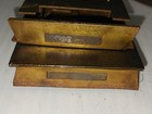 2-half Mortise Chest Lid Lock Trunk Cabinet Desk Antique Riess 1888 No Keys