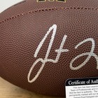 Justin Herbert Signed Football Los Angeles Chargers Autographed Ball Coa