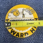 Vintage 1960s 70s Hayward Wisconsin Hayward High Hurricanes Football Pin Button