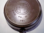 Griswold 701 No 7 Large Block W heat Ring Cast Iron Skillet-restored-no Spin