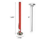 Stainless Steel Pocket Probe Thermometer Gauge For Food Cooking Meat Bbq 